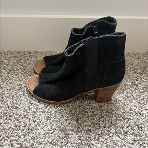 TOMS Open Toe Booties